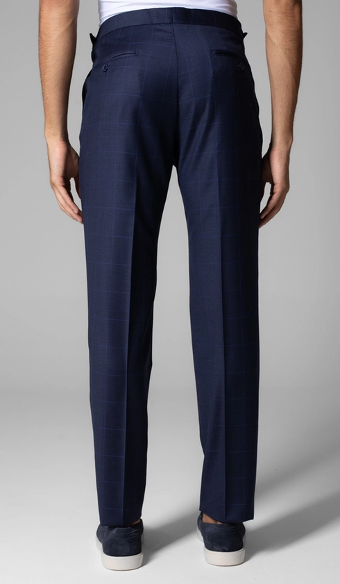 Calça Sport Social Xadrez com Fivela