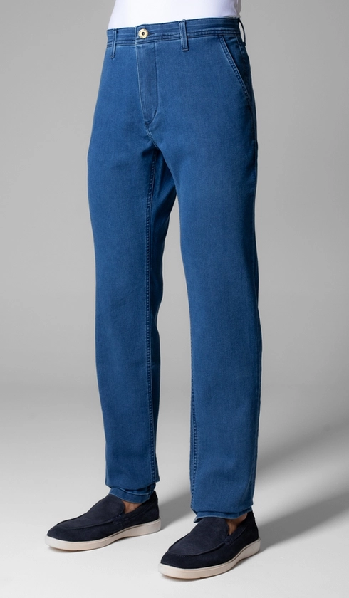Calça Jeans Bolso Faca Slim Express