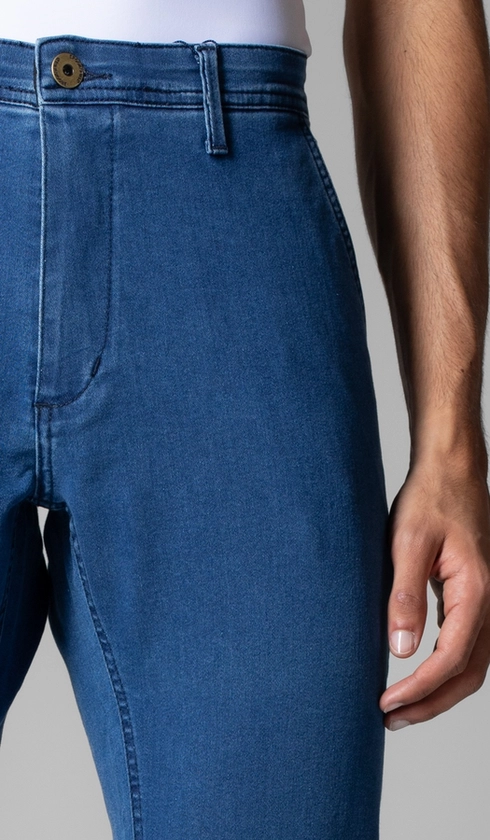 Calça Jeans Bolso Faca Slim Express