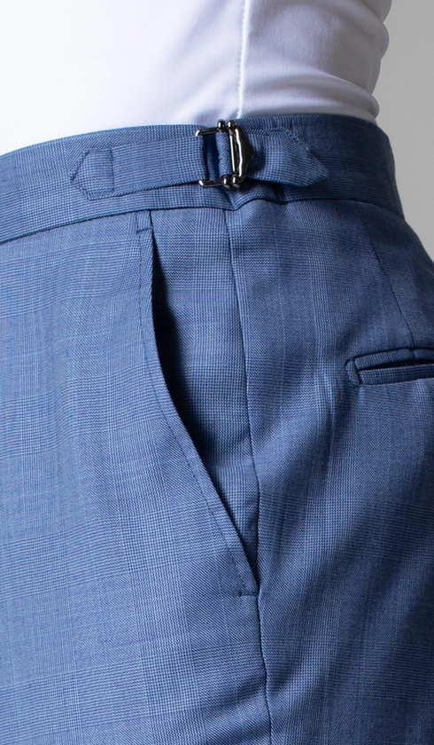 Calça Sport Social Xadrez com Fivela
