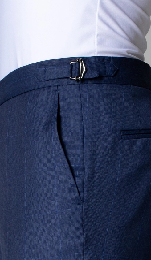 Calça Sport Social Xadrez com Fivela