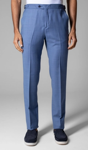 Calça Sport Social Xadrez com Fivela