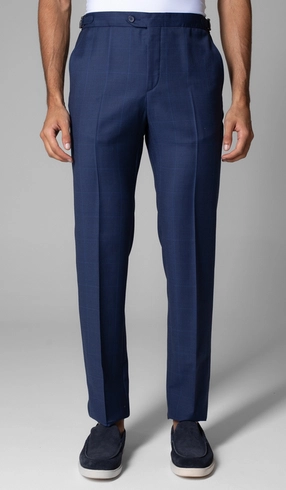 Calça Sport Social Xadrez com Fivela