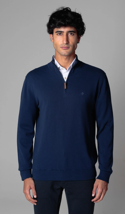Malha G Alta 1/2 Ziper Tricot Lisa Tfy
