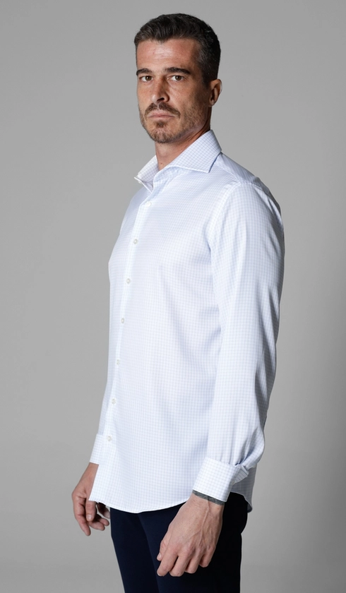 Camisa Social Xadrez Platinum