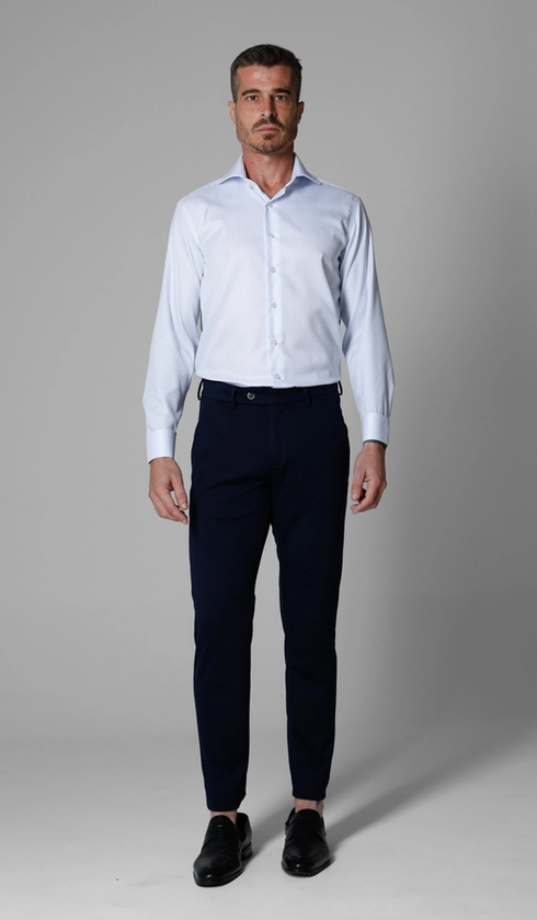 Camisa Social Xadrez Platinum