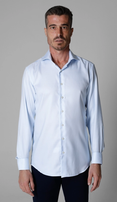Camisa Social Maquinetada Platinum