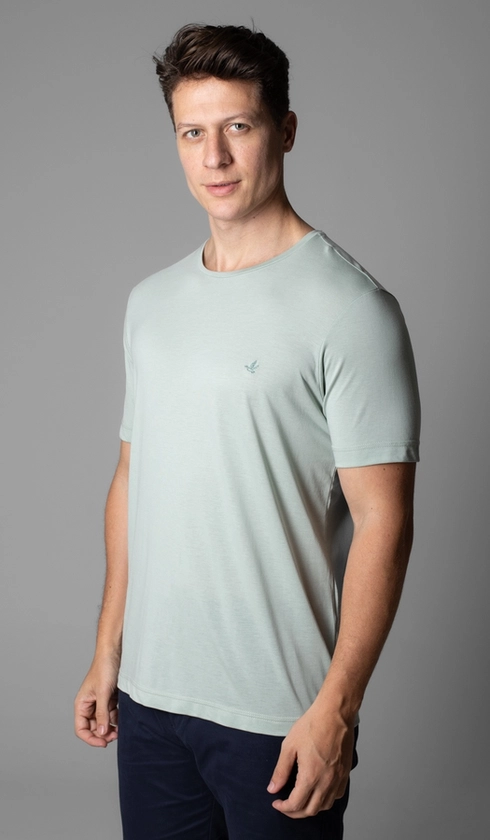 T-Shirt Manga Curta Gola Careca Liocel