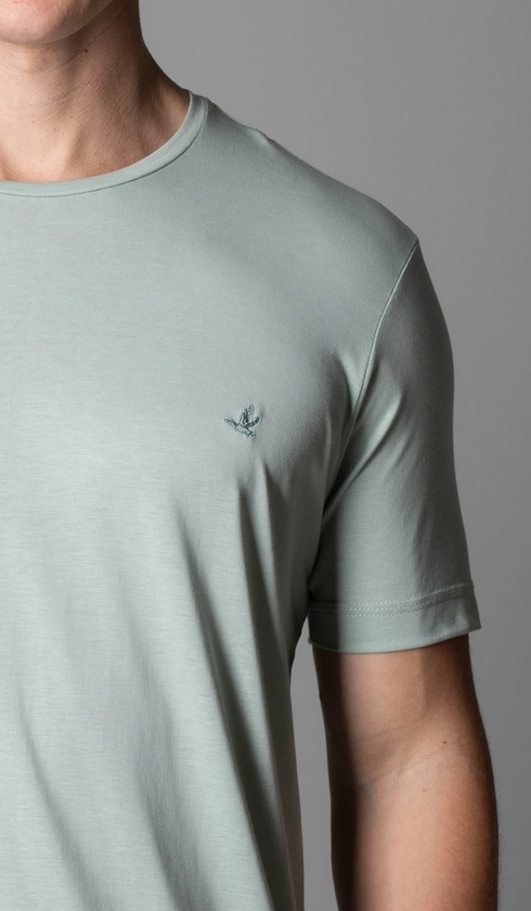 T-Shirt Manga Curta Gola Careca Liocel