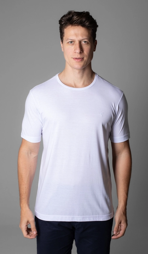 T-Shirt Manga Curta Gola Careca Liocel