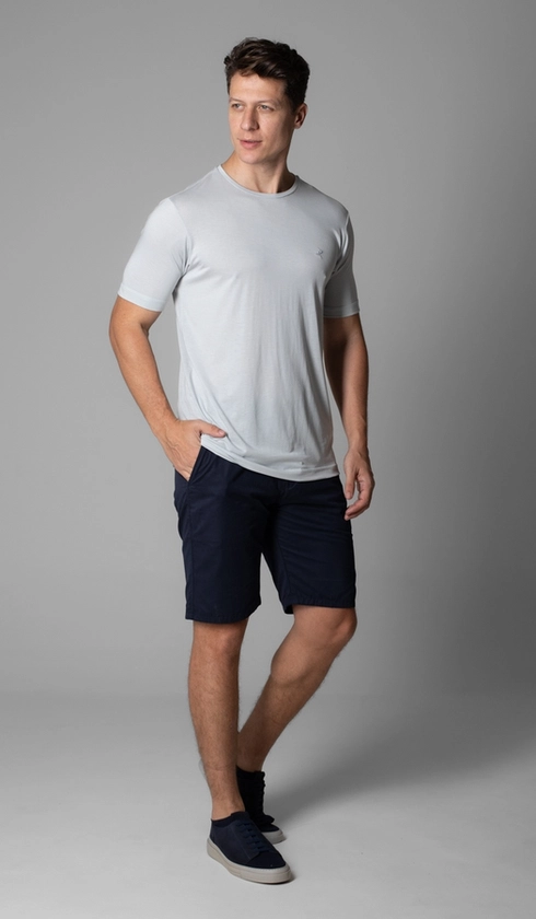 T-Shirt Manga Curta Gola Careca Liocel