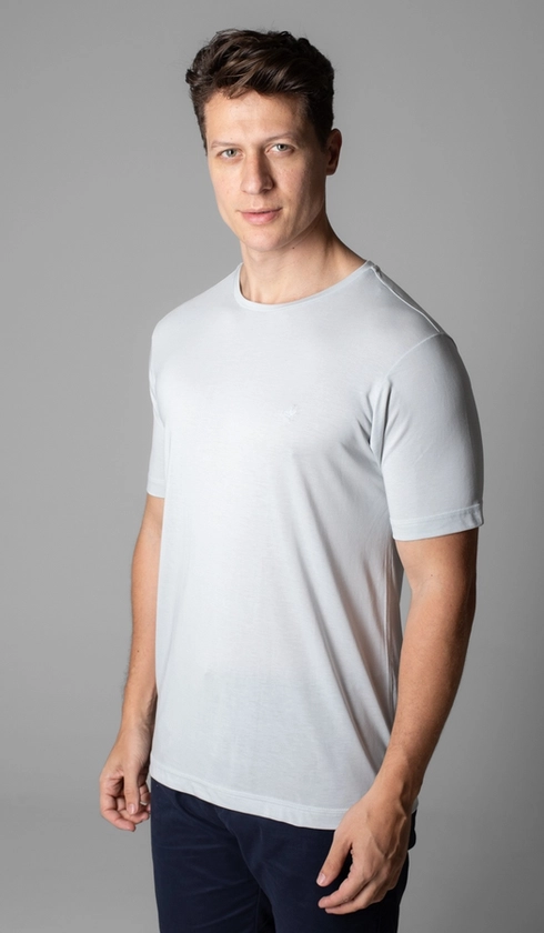 T-Shirt Manga Curta Gola Careca Liocel
