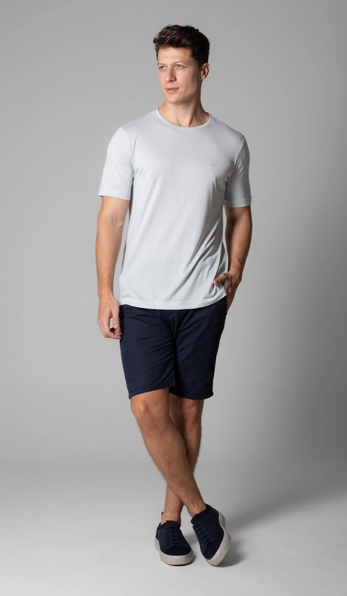 T-Shirt Manga Curta Gola Careca Liocel