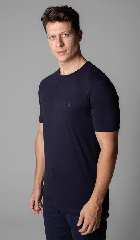 T-Shirt Manga Curta Gola Careca Liocel