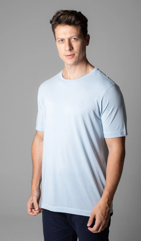 T-Shirt Manga Curta Gola Careca Liocel