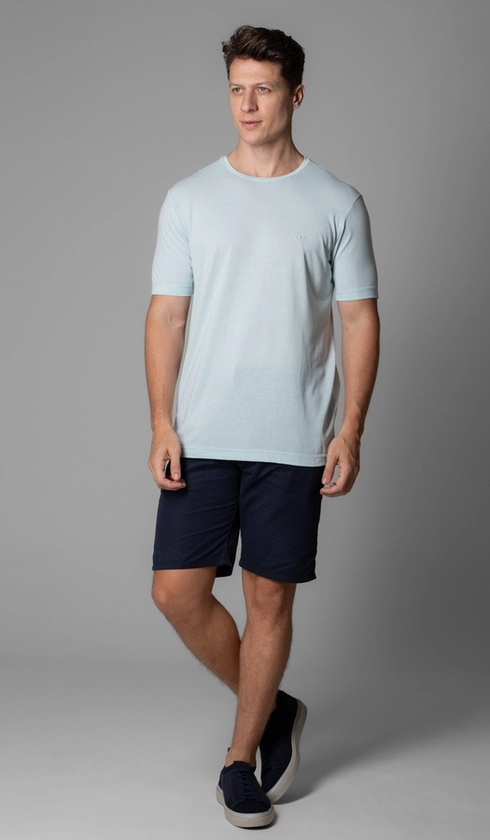 T-Shirt Manga Curta Gola Careca Liocel