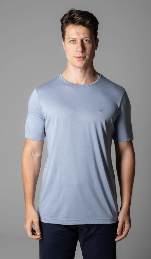 T-Shirt Manga Curta Gola Careca Liocel