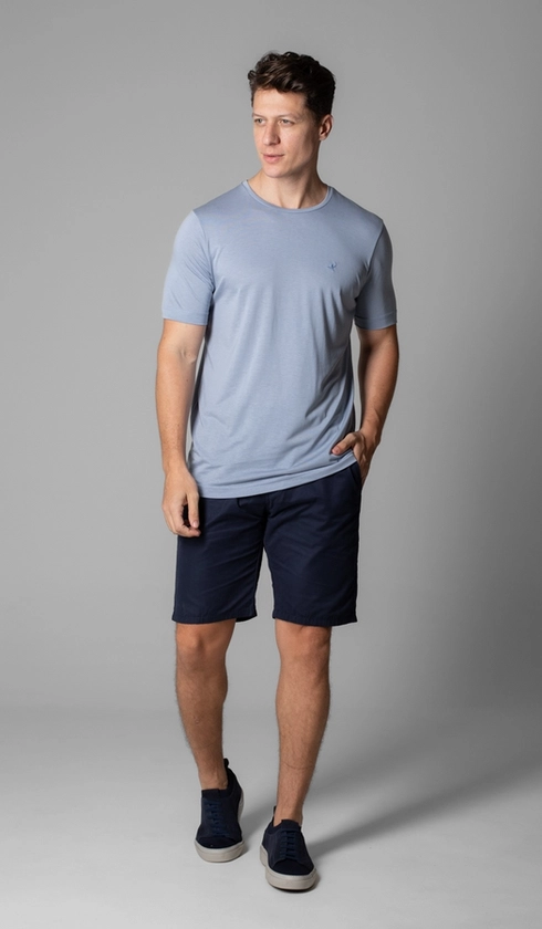 T-Shirt Manga Curta Gola Careca Liocel