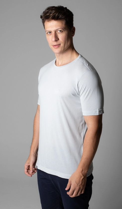 T-Shirt Manga Curta Gola Careca Liocel
