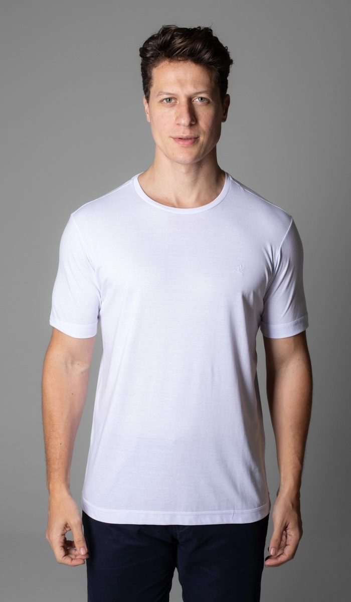 T-Shirt Manga Curta Gola Careca Liocel — Brooksfield