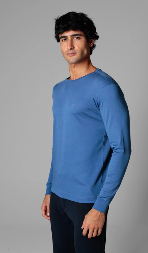 T-Shirt Manga Longa Lisa Superior Cotton