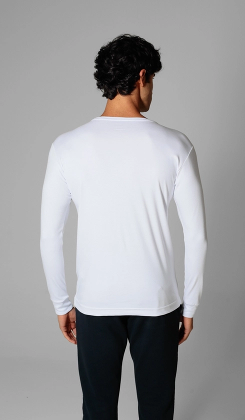 T-Shirt Manga Longa Lisa Superior Cotton