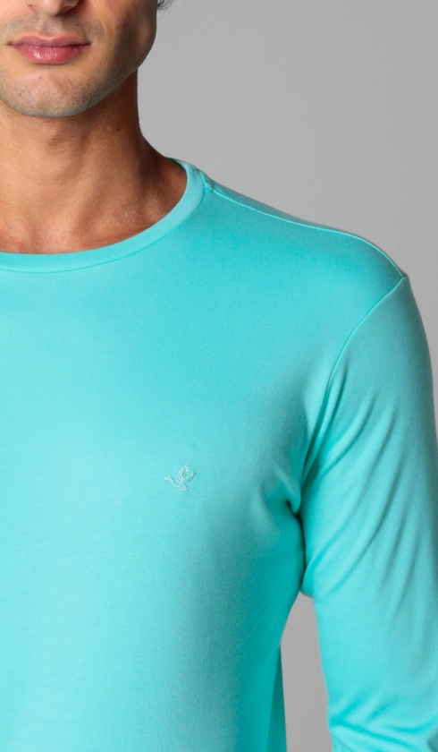 T-Shirt Manga Longa Lisa Superior Cotton