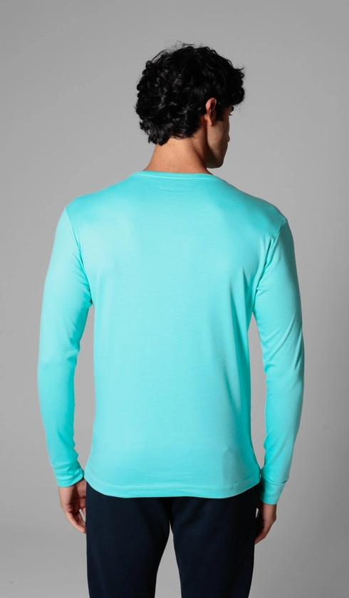 T-Shirt Manga Longa Lisa Superior Cotton