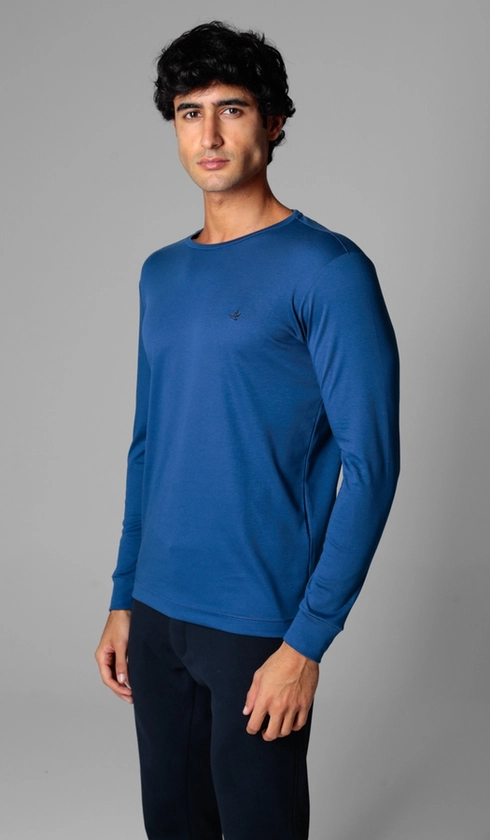 T-Shirt Manga Longa Lisa Superior Cotton