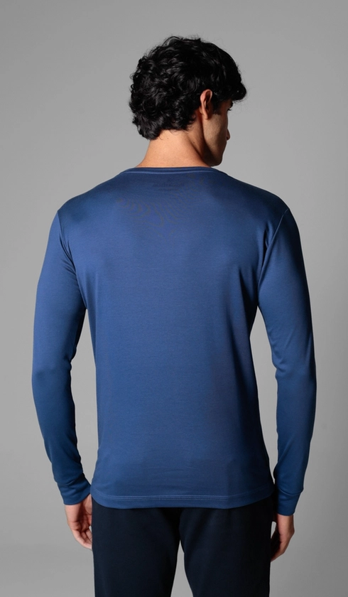 T-Shirt Manga Longa Lisa Superior Cotton