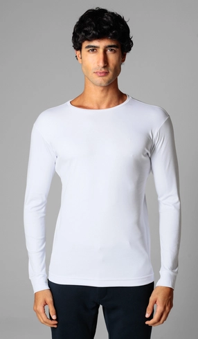 T-Shirt Manga Longa Lisa Superior Cotton