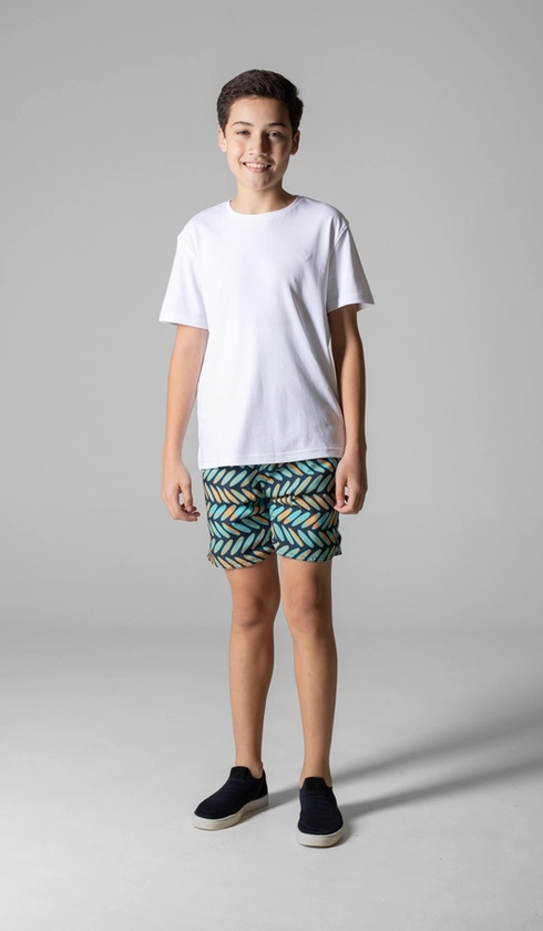Shorts Dupla Face Liso/estampado