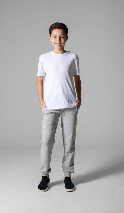 Calça Básica Moletom com Punho