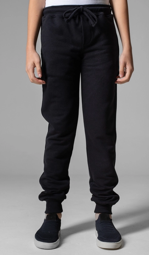 Calça Básica Moletom com Punho