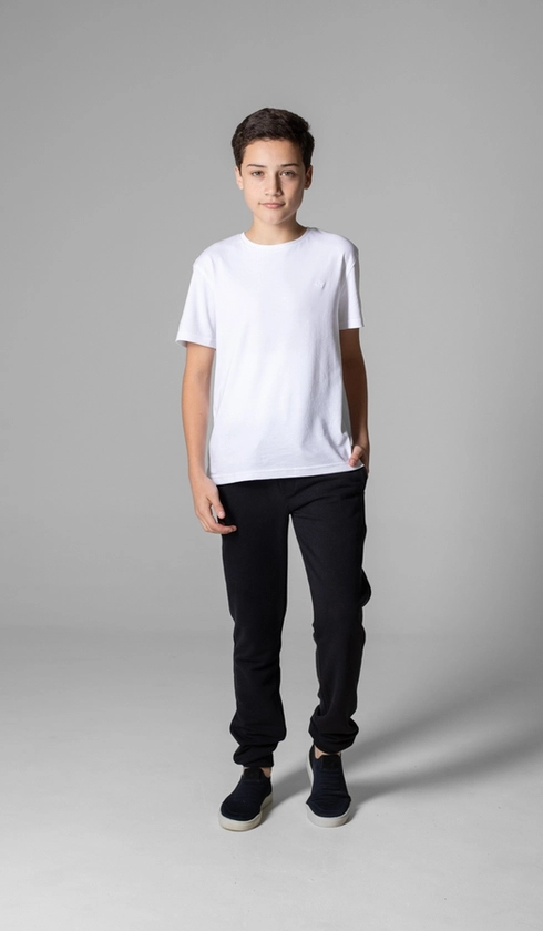 Calça Básica Moletom com Punho