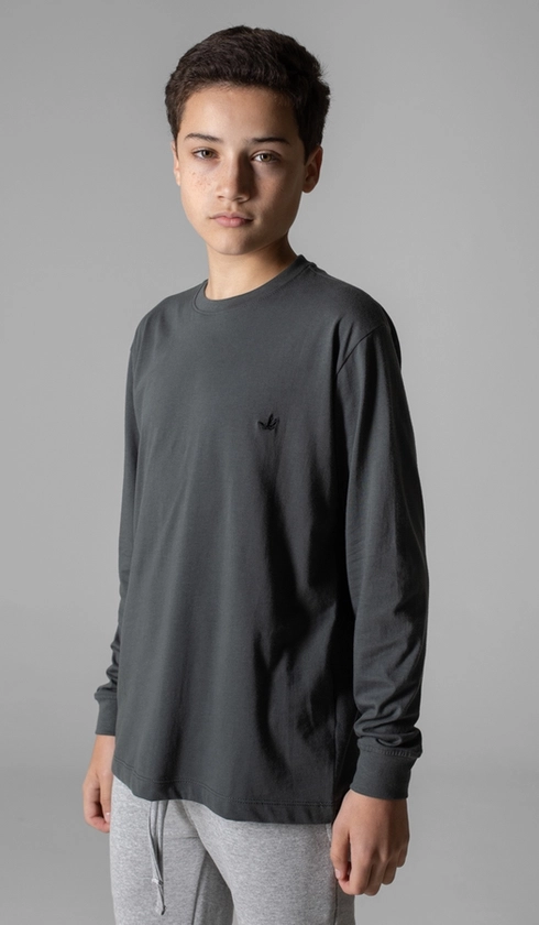 T-Shirt Manga Longa Básica Gola Careca