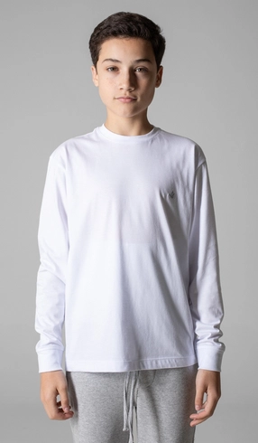 T-Shirt Manga Longa Básica Gola Careca