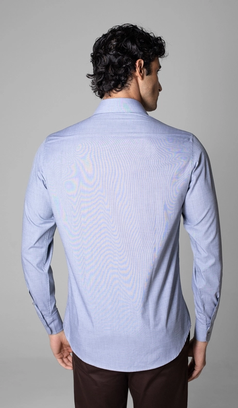 Camisa Manga Longa Lisa Fio a Fio