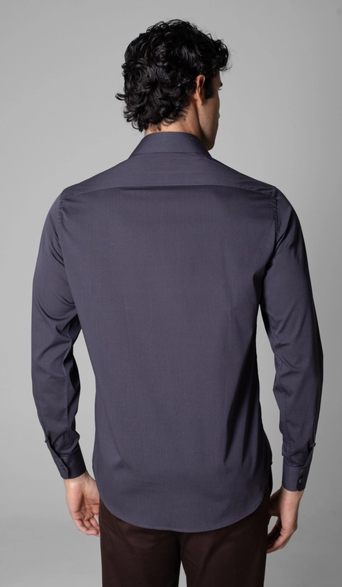 Camisa Manga Longa Lisa Fio a Fio