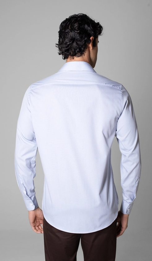 Camisa Manga Longa Lisa Fio a Fio