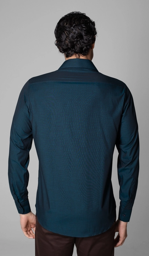 Camisa Manga Longa Lisa Fio a Fio