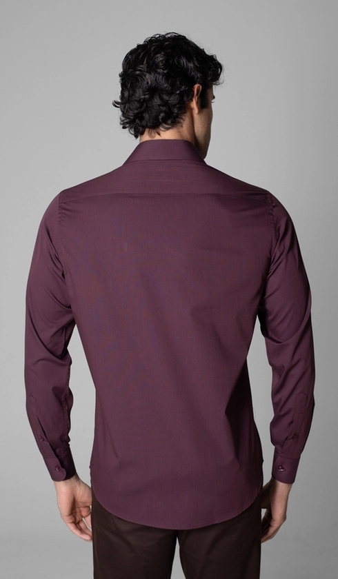 Camisa Manga Longa Lisa Fio a Fio