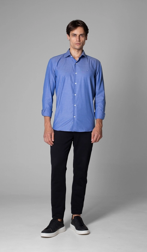 Camisa Manga Longa Slim Lisa Premium