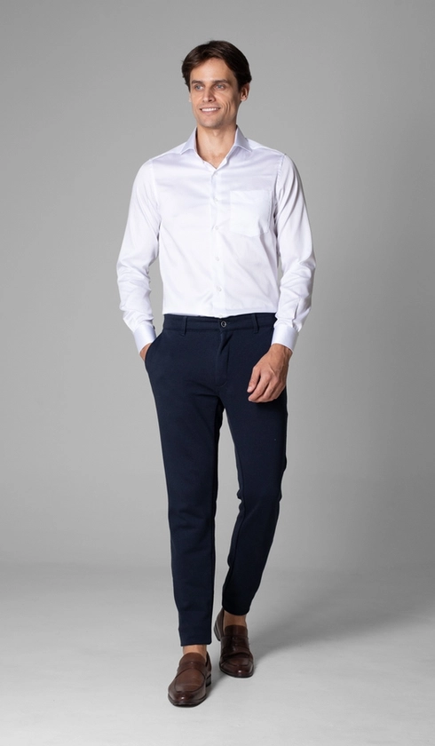 Camisa Social Lisa Cetim Premium