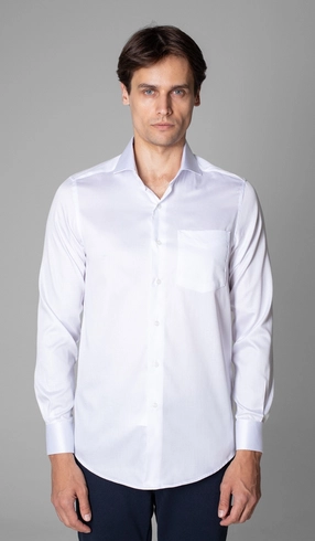 Camisa Social Lisa Cetim Premium