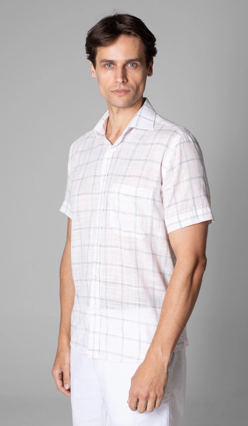 Camisa Manga Curta Xadrez