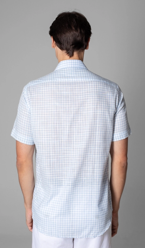 Camisa Manga Curta Xadrez