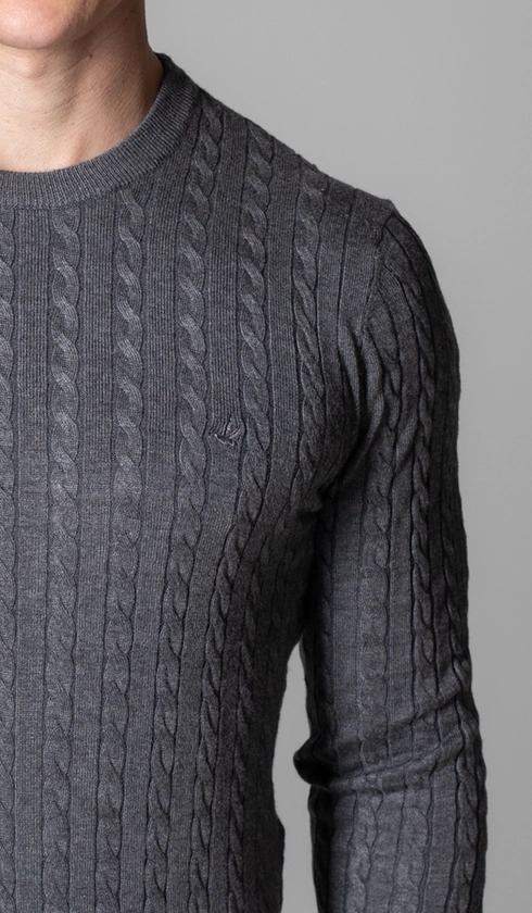 Malha Tricot Gola Careca Fantasia
