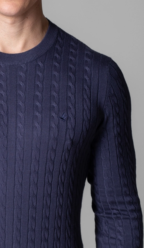 Malha Tricot Gola Careca Fantasia