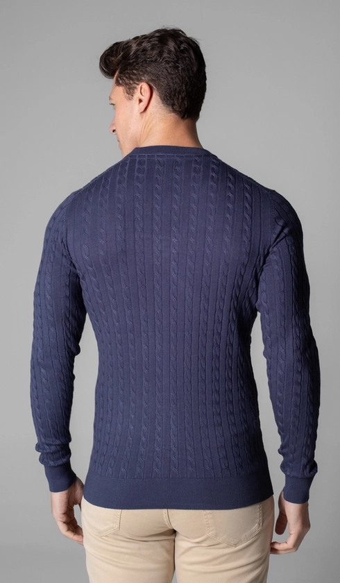 Malha Tricot Gola Careca Fantasia